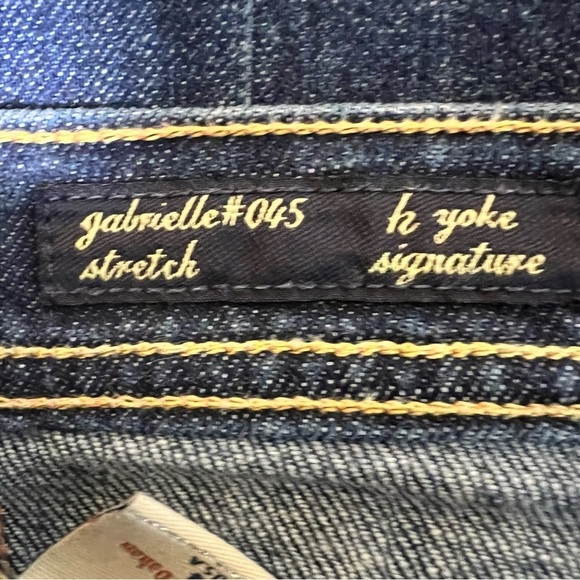 CITIZENS OF HUMANITY Denim Gabrielle #45 Stretch H Yoke Signature Flare Size 24 - Picture 8 of 12
